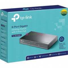 Switch TP-LINK TL-SG1008P | 8 Ports Gigabit dont 4 PoE | Plug & Play | 64W