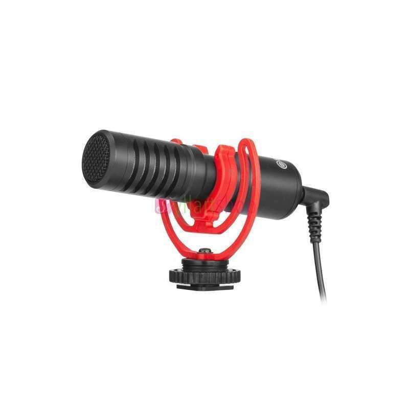 Microphone fusil à condensateur super-cardioïde BOYA BY-MM1+ Microphone fusil à condensateur super-cardioïde BOYA BY-MM1+