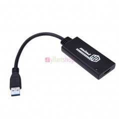 Adaptateur USB 3.0 1080P vers HDMI Câble convertisseur TVHD