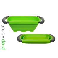 Passoire rétractable, pliable à poser au-dessus du lavabo pour laver fruits et légumes