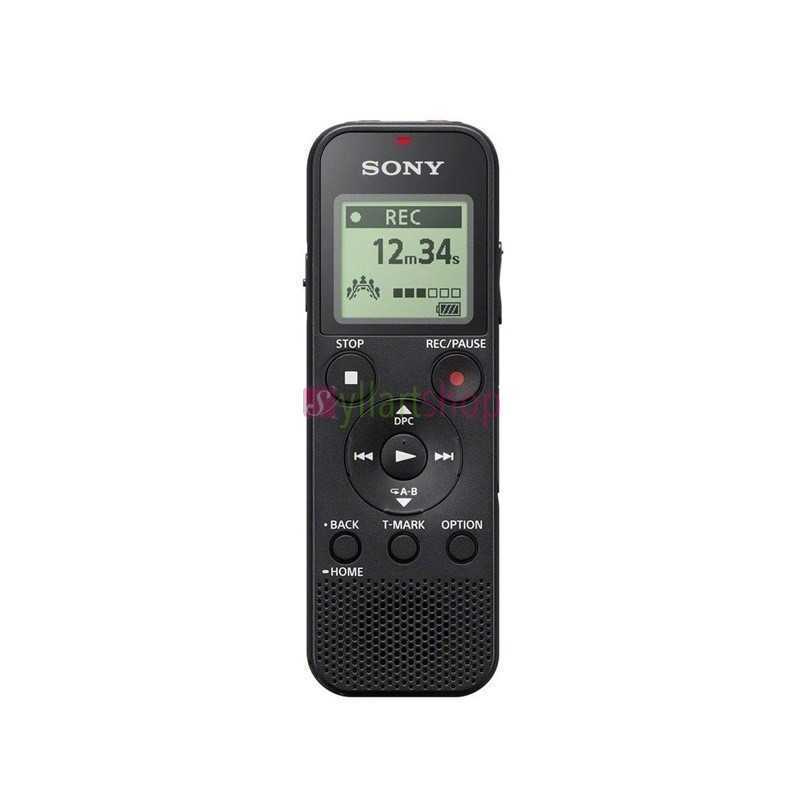 Dictaphone numérique 4GB Sony avec slot micro SD Noir