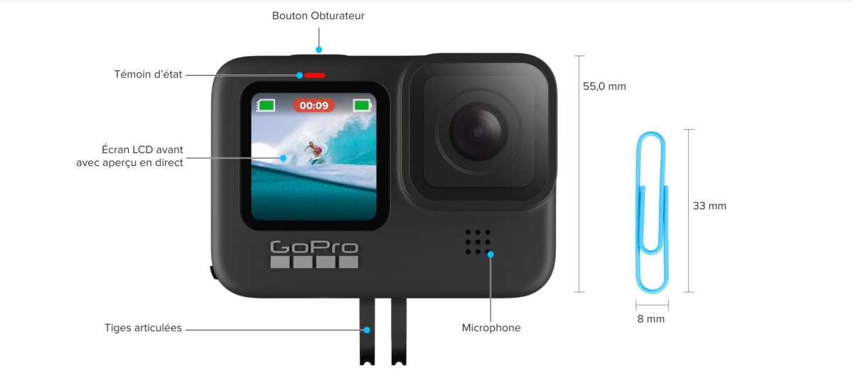 GoPro HERO Caméra embarquée étanche 