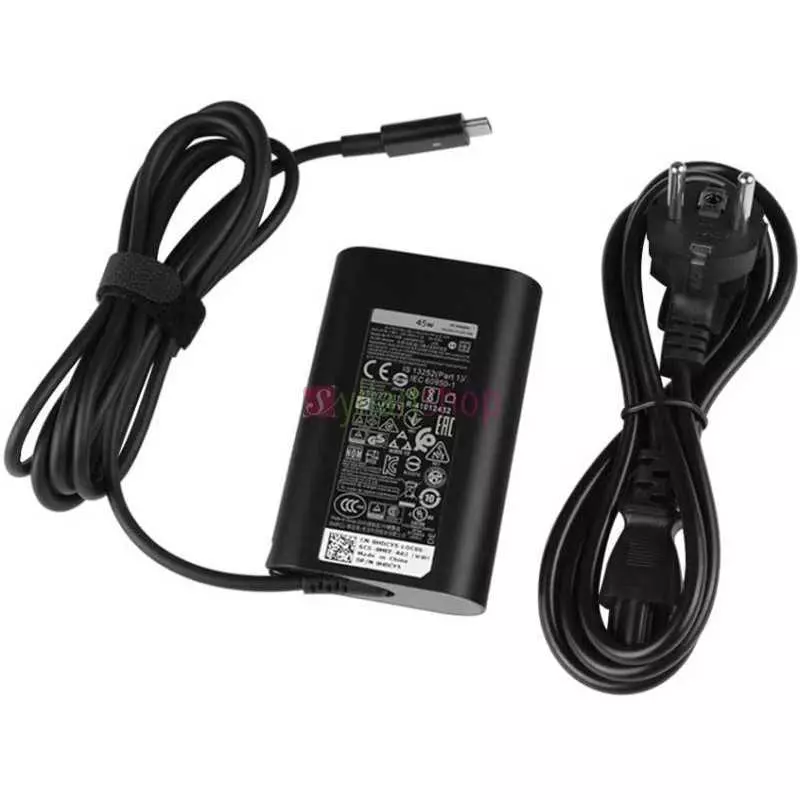 Chargeur ordinateur DELL TYPE-C 45W / 20V3.25A /15V3A / 9V2A / 5V2A