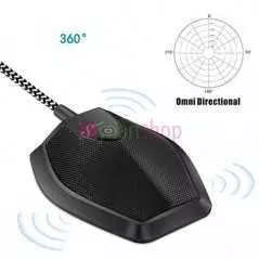 Microphone conférence omnidirectionnel à condensateur G11 Touch Butoon