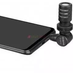 Microphone Boya BY-M110 à condensateur compact - Directivité omnidirectionnelle - Jack 3.5 mm TRRS - Smartphone/Tablette/PC