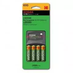Chargeur Kodak + 4 rechargeable AA PBK203