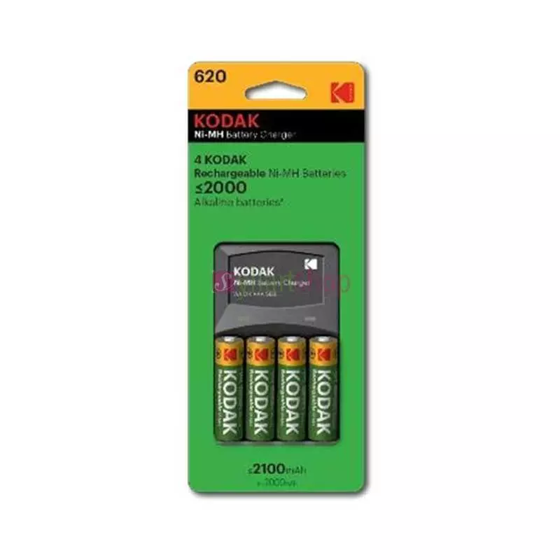Chargeur Kodak + 4 rechargeable AA PBK203