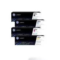Cartouche toner HP 205A Noir, Jaune, Bleu, Rouge
