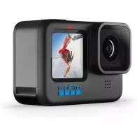 Caméra GoPro HERO 10 Black d'action étanche avec écrans LCD avant et arrière tactiles, vidéo Ultra HD 5.3K60, photos 23MP