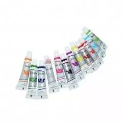 Tube de couleur Acrylique Professionnel 12ml - Paquet 12
