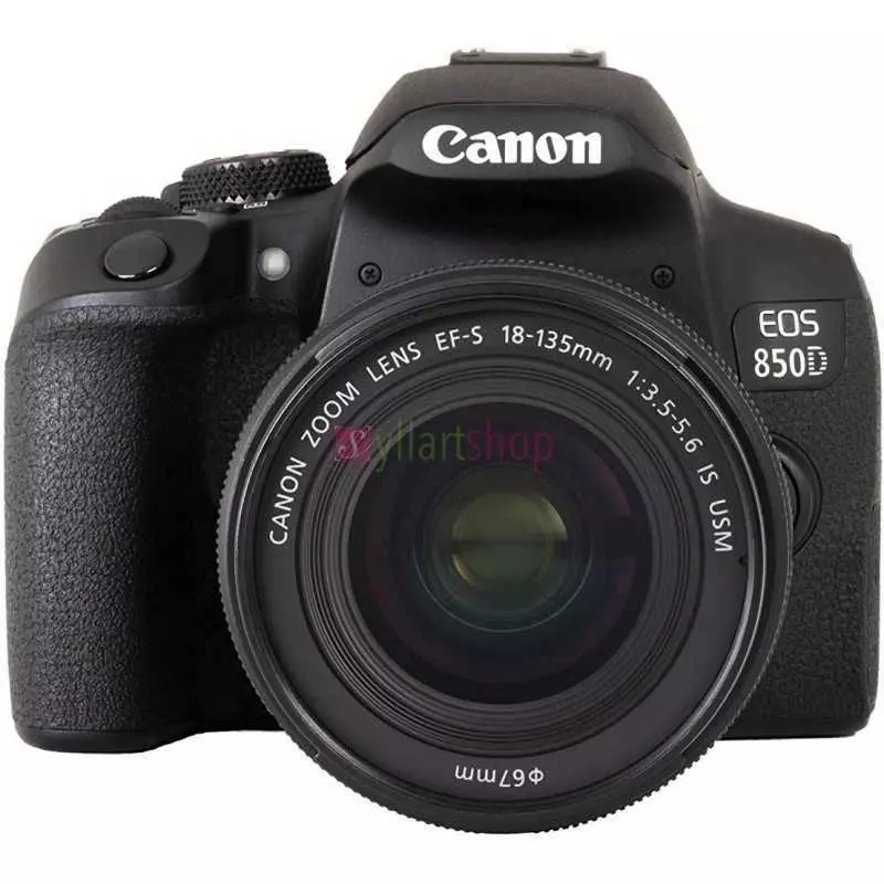 Appareil photo professionnel Canon EOS 850D + objectif 18-135mm