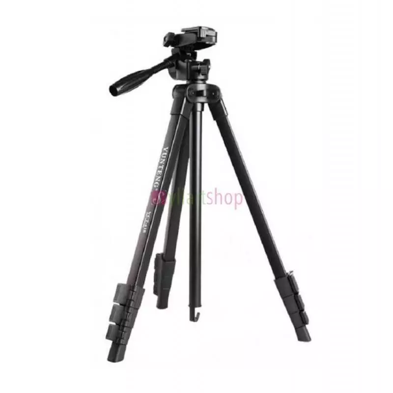 Yunteng VCT-618 | Trépied Professionnel Compact avec Tête Fluide 3 Voies