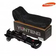 Trepied Yunteng VCT-900 Photographie Équipement Professionnel Pliable En Aluminium Dolly Roues Avec Poignée