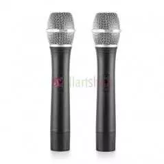 Microphone sans fil UHF double canal Omax Max - DH-744