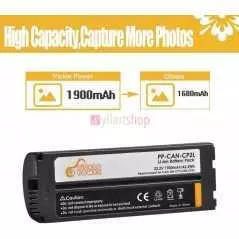 Batterie Canon NB CP2L pour appareil imprimantes photo Canon selfie CP800,CP900,CP910,CP1200,CP100,CP1300