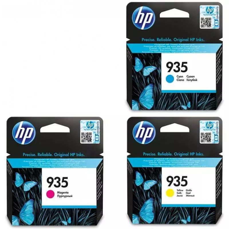 Cartouche d'Encre HP-935 Bleu/ Jaune/ Rouge Original