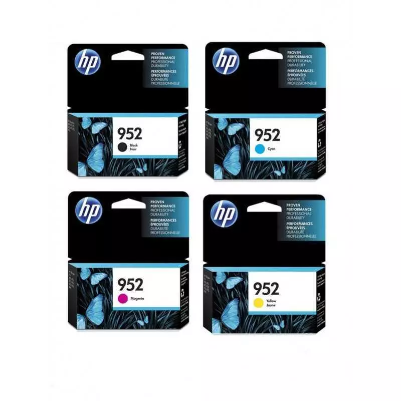 Cartouche d'Encre HP-952 Noir/ Bleu/ Rouge/ Jaune