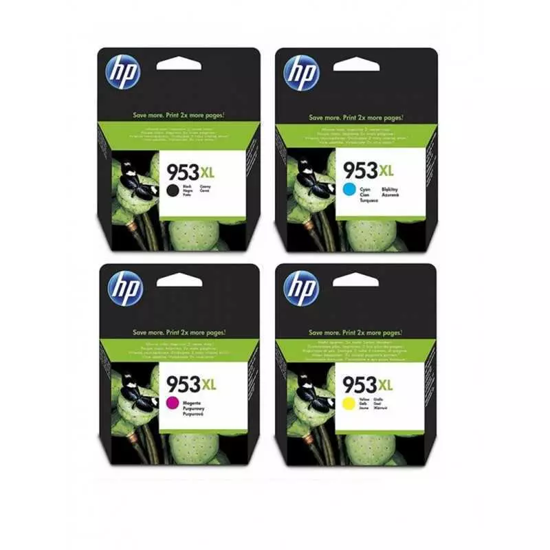 Cartouche d'Encre HP 953XL Noir/ Jaune/ Bleu/ Rouge
