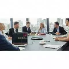 Haut parleur Jabra Speak 810 multi-connexions pour des réunions téléphoniques en HD