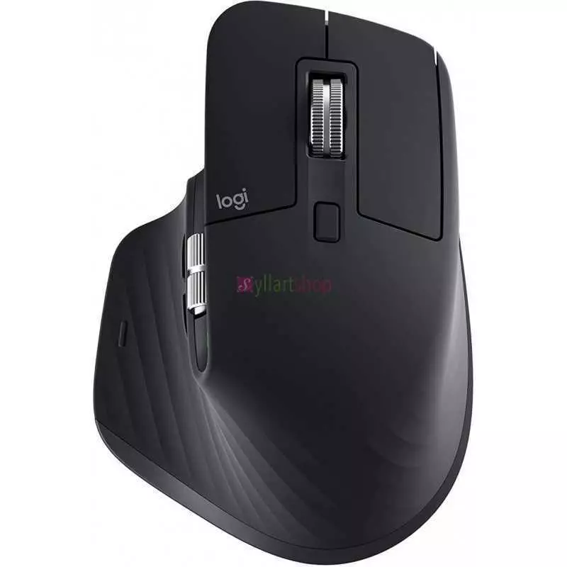 Souris sans fil Logitech MX Master 3 droitier - capteur laser 4000 dpi - 7 boutons - molette exclusive pour le pouce