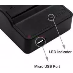 Chargeur de batterie canon NB-7L USB pour Canon PowerShot G10, PowerShot G11, PowerShot G12, PowerShot SX30 is Caméra et Plus