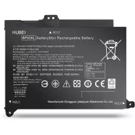 Batterie HP BP02XL pour HP pavillon pc 15 au000 séries pc 15 au010wm