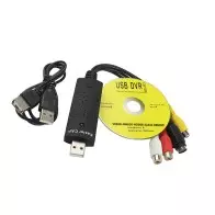 Adaptateur de capture vidéo Easier Cap, avec câble USB 2.0, pour TV DVD VHS DVR, prise en charge de Windows 10