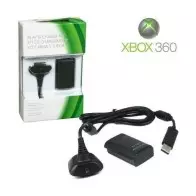 Chargeur Dock + Batterie manette USB Câble pour Xbox 360