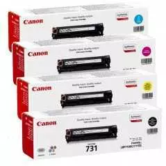 Cartouche Toner Canon 731 Noir / Bleu / Jaune / Rouge  Original