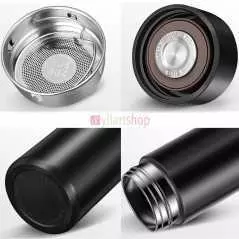 Thermos Mug Intelligente en Acier Inoxydable avec Affichage de la Température LCD - Noir 500ML