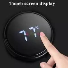 Thermos Mug Intelligente en Acier Inoxydable avec Affichage de la Température LCD - Noir 500ML