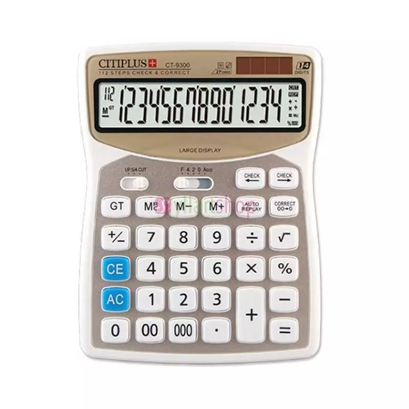 Calculatrice électronique CITYCHEN PLUS CT-9300