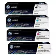Cartouche Toner HP-126A Noir / Bleu / Rouge / Jaune Original
