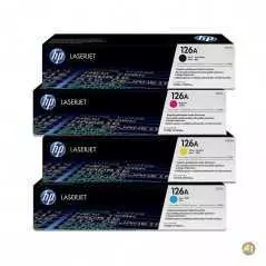 Cartouche Toner HP-126A Noir / Bleu / Rouge / Jaune Original