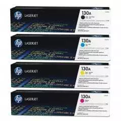 Cartouche Toner HP-130A Noir / Bleu / Jaune / Rouge Original