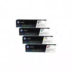 Cartouche Toner HP-130A Noir / Bleu / Jaune / Rouge Original