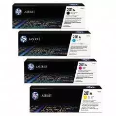 Cartouche Toner HP-201A Noir / Bleu / Rouge / Jaune Original