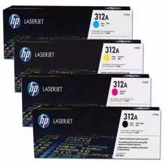 Cartouche Toner  HP 312A Noir / Bleu / Rouge / Jaune Original