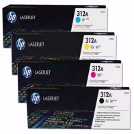 Cartouche Toner  HP 312A Noir / Bleu / Rouge / Jaune Original