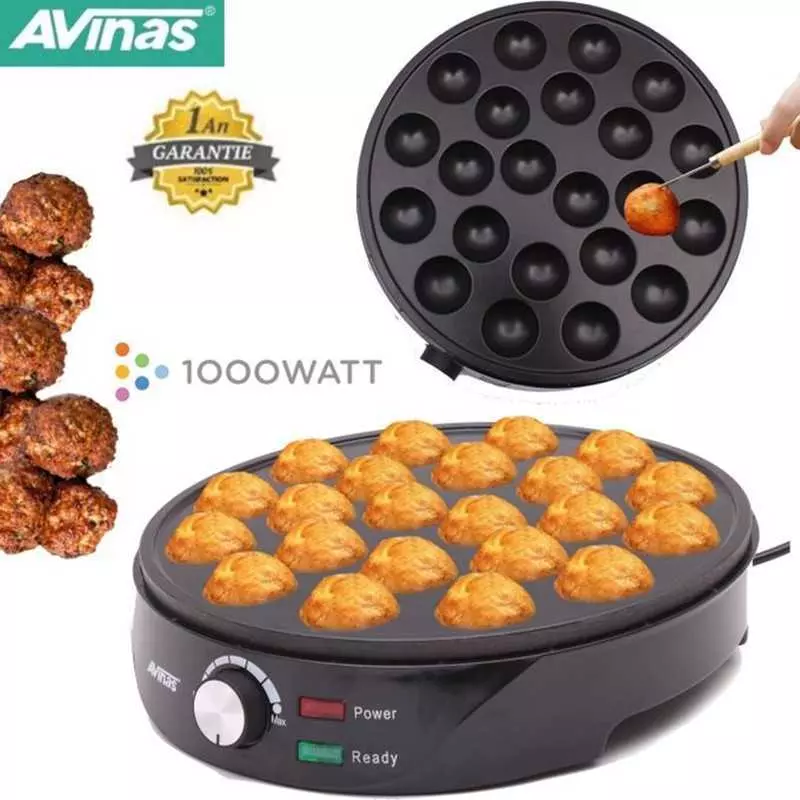 Avinas Machine De Grill Fabricant De Balle - 22 Trous AV-386