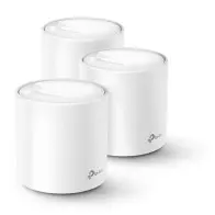 Répétiteur TP-LINK Deco X60 (x 3) sans fil Dual-Band Wi-Fi 6 AX3000 (AX2402 + AX574) Mesh avec 2 ports LAN/WAN Gigabit Ethernet