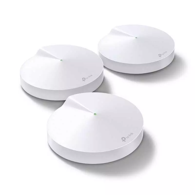 TP-Link Deco M5 (Pack de 3) | WiFi Mesh AC1300 | Couverture 400 m² & Sécurité HomeCare™