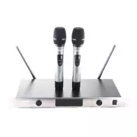 Microphone sans fil Shure UGX8 II, base de système radio professionnel avec deux microphones sans fil
