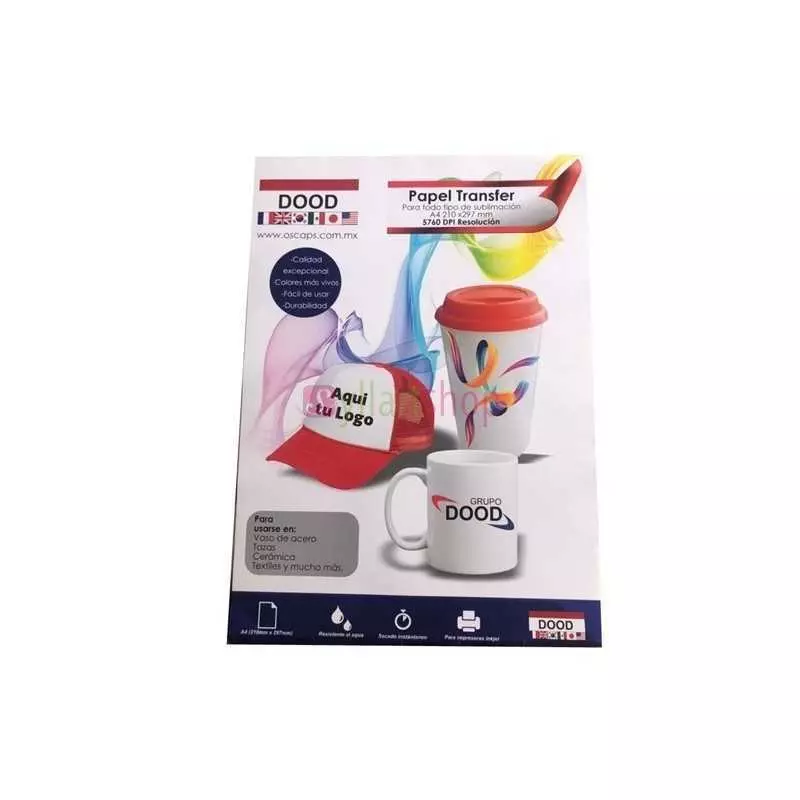 Papier transfert pour tous type de sublimation Résolution A4 5760 DPI