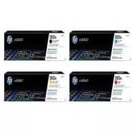 Cartouche Toner HP-202A Noir / Bleu / Jaune / Rouge