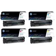 Cartouche Toner HP-203A Noir / Bleu / Jaune / Rouge