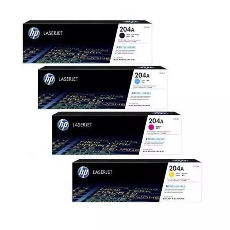 Cartouche Toner HP-204A Noir / Bleu / Jaune / Rouge