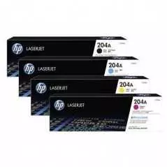 Cartouche Toner HP-204A Noir / Bleu / Jaune / Rouge