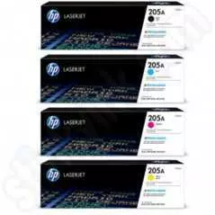 Cartouche Toner HP 205A Noir / Bleu / Jaune / Rouge