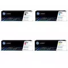Cartouche Toner HP 205A Noir / Bleu / Jaune / Rouge
